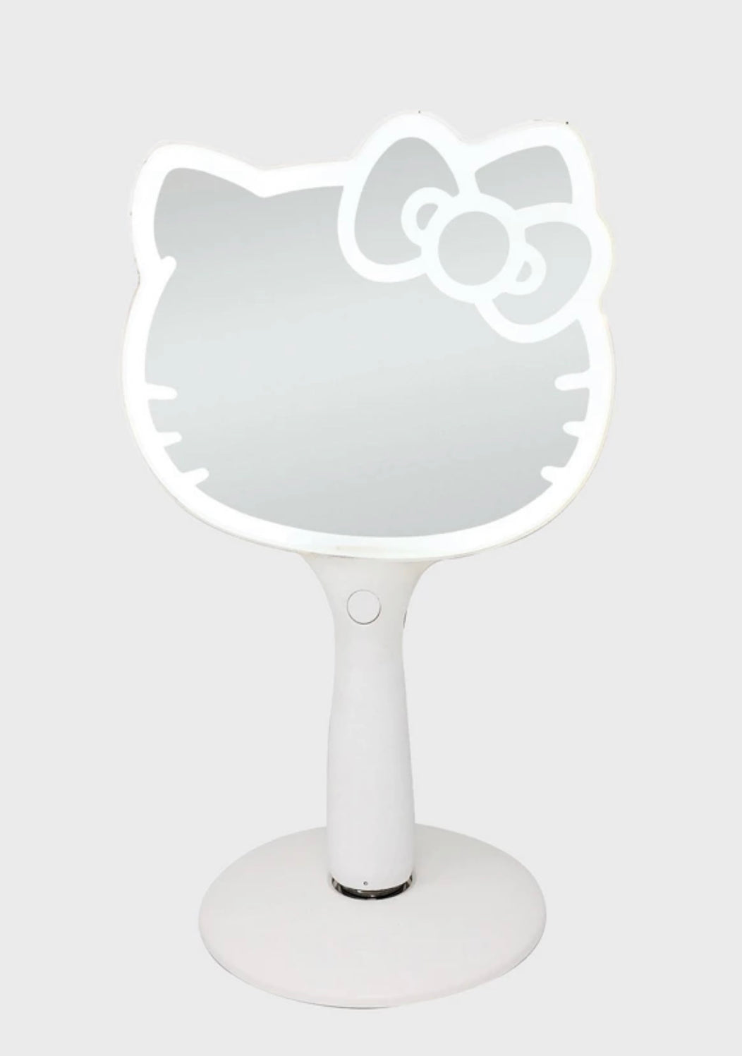 Led Handheld Makeup Mirror With Standing Base