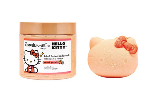 SILKY SKIN SPA SET - PEACH PETALS