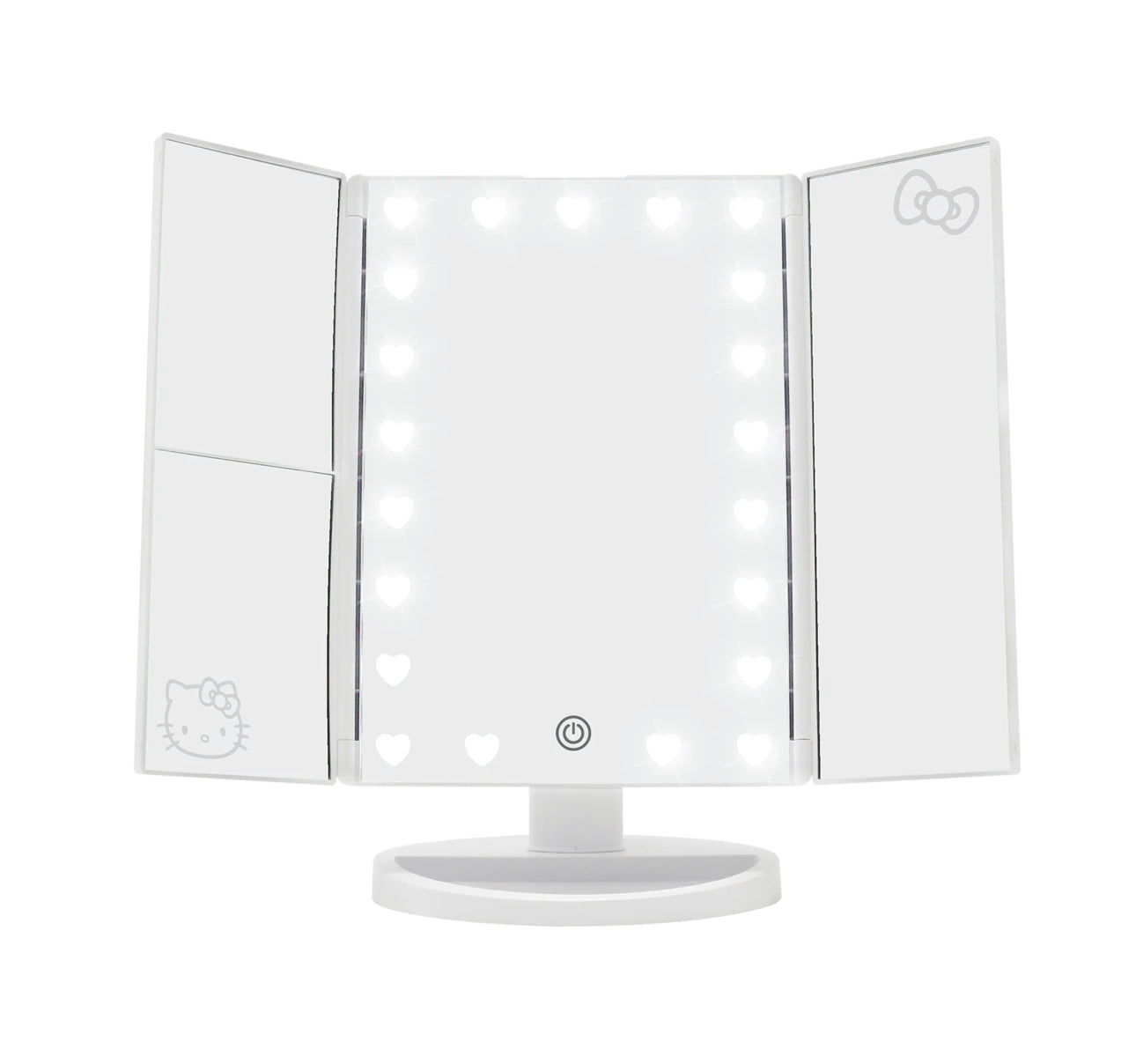 Trifold LED Makeup Mirror with Magnification