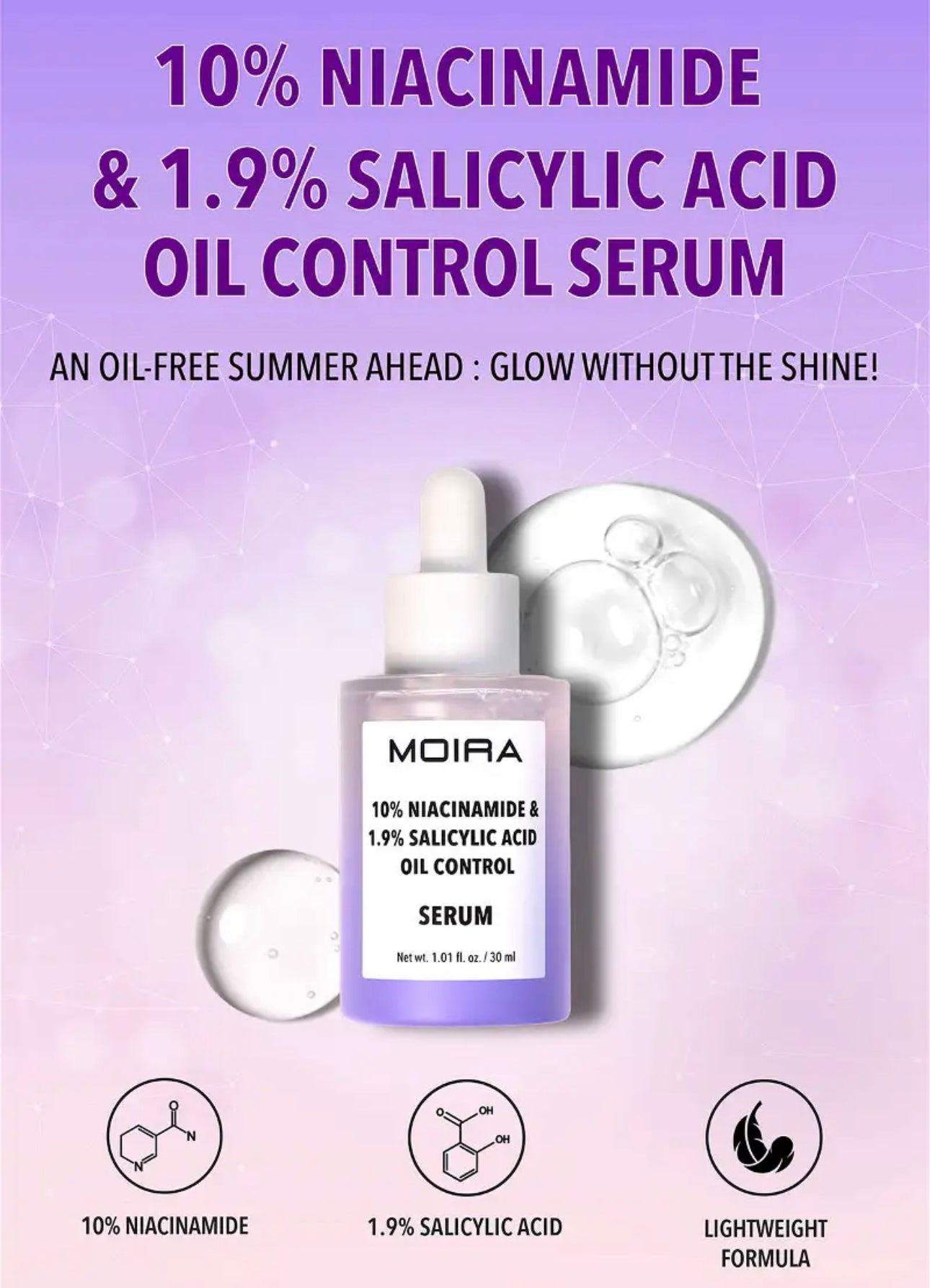 10% NIACINAMIDE & 1.9% SALICYLIC ACID OIL CONTROL SERUM