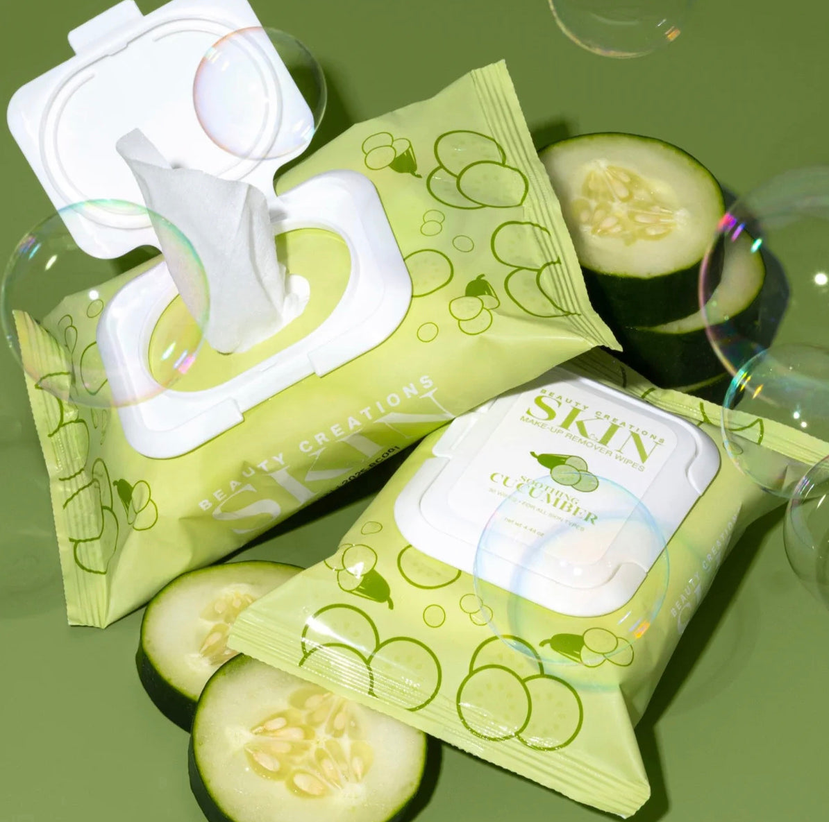 CUCUMBER SOOTHING MAKEUP REMOVER WIPES