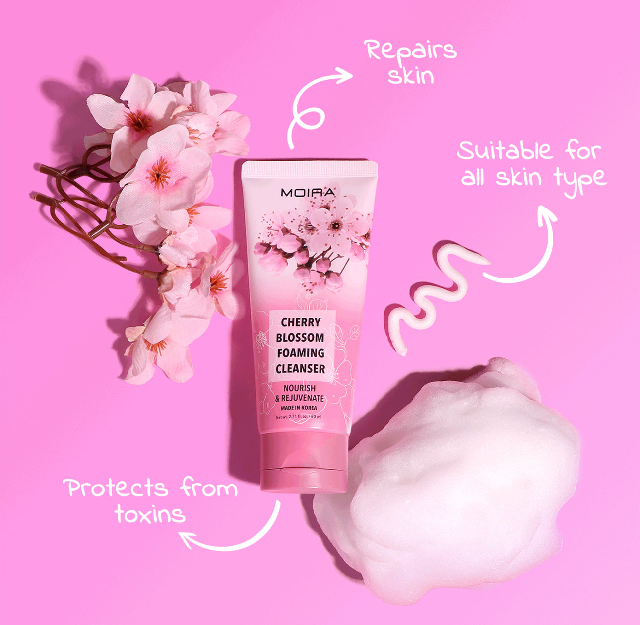 CHERRY BLOSSOM FOAMING CLEANSER