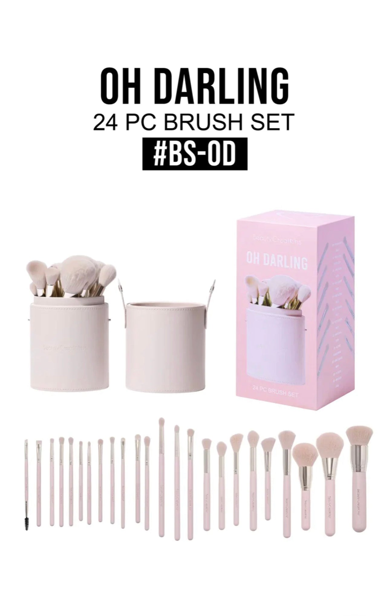 Beauty Creations Oh Darling 24PC BRUSH SET