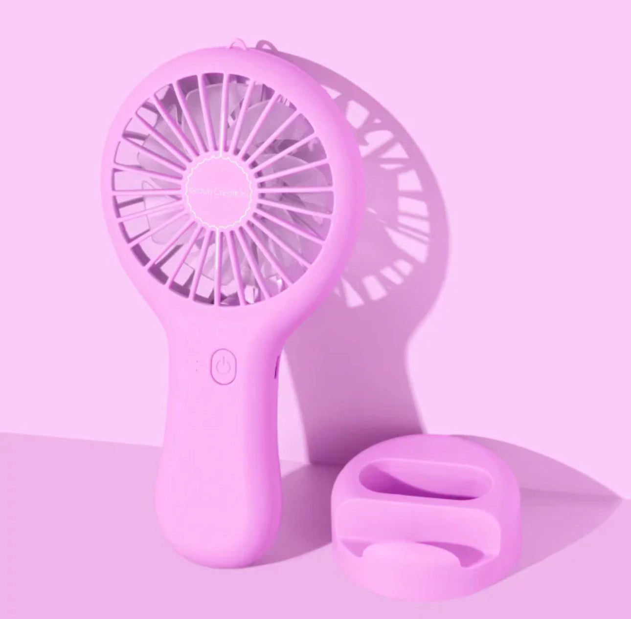 Beauty Creations Stay Cool Portable Handheld Fan- Purple