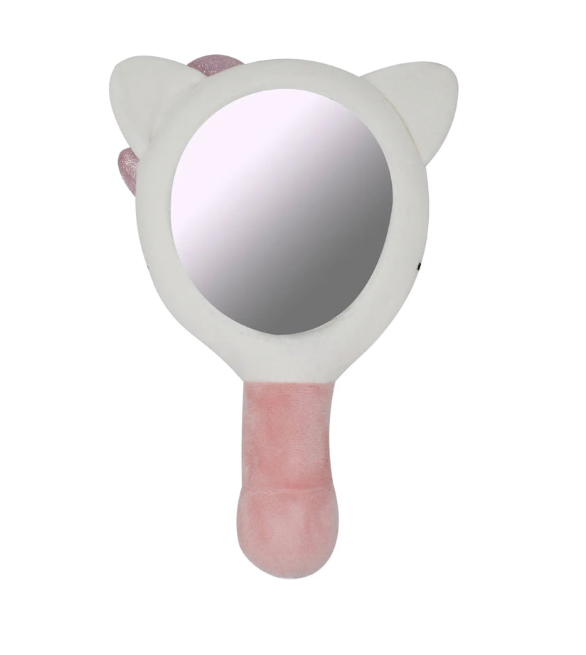 HELLO KITTY PLUSH PORTABLE MIRROR